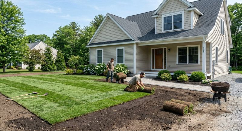 Fescue Sod Installation in Rockwall, TX